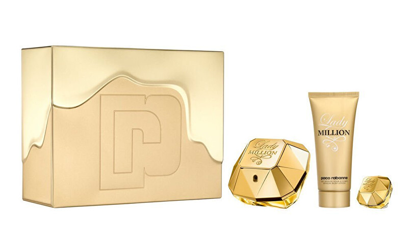 Paco Rabanne 1 Million EDT 100 ml + sprchový gel 100 ml + EDT 5 ml dárková sada