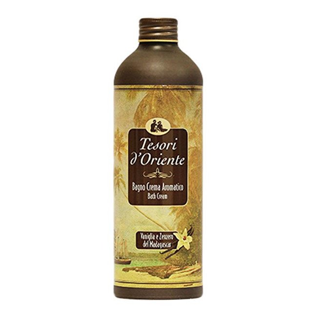 Tesori d´Oriente Vaniglia e Zenzero del Madagascar - koupelový krém 500 ml