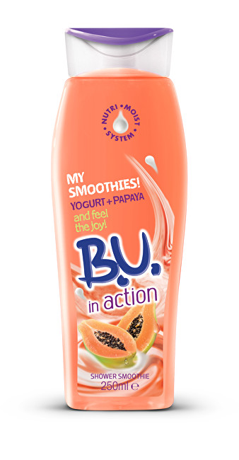 B.U. In Action Jogurt & Papája - sprchový krém 250 ml
