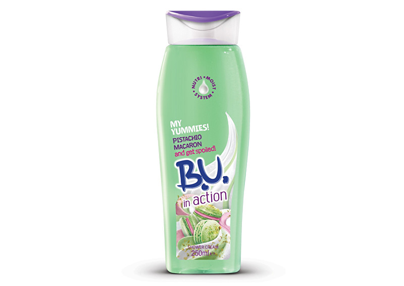 B.U. In Action Pistachio Macaron sprchový gel 250 ml