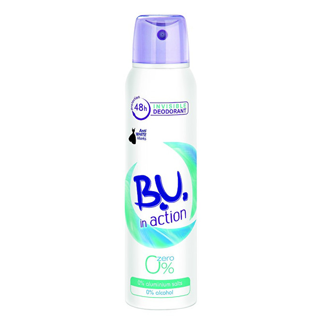 B.U. In Action Zero - deodorant ve spreji 150 ml