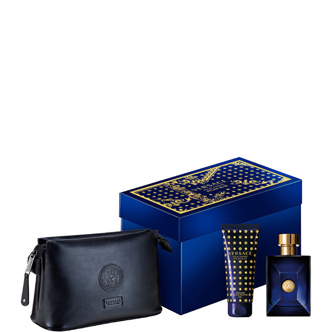 Versace Versace Pour Homme Dylan Blue - EDT 100 ml + sprchový gel 100 ml + kosmetická taška