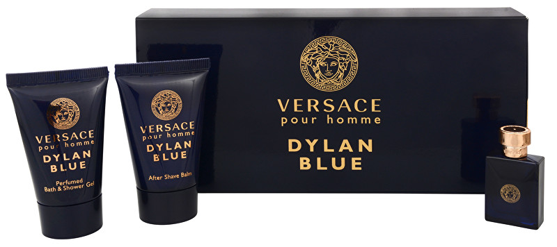 Versace Versace Pour Homme Dylan Blue - EDT 5 ml + sprchový gel 25 ml + balzám po holení 25 ml