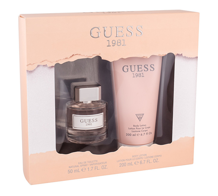 Guess Guess 1981 - EDT 50 ml + tělové mléko 200 ml - SLEVA - pomačkaná krabička