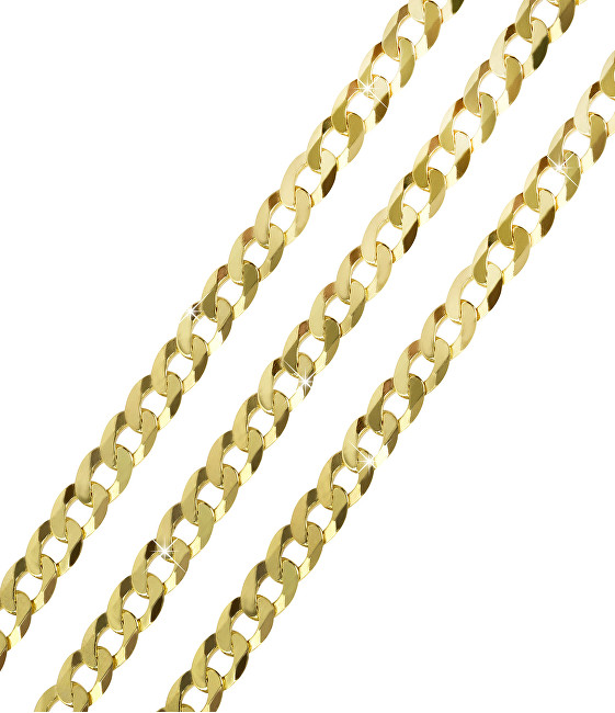 Brilio Mohutný zlatý řetízek 50 cm 271 115 00245 - 14,80 g