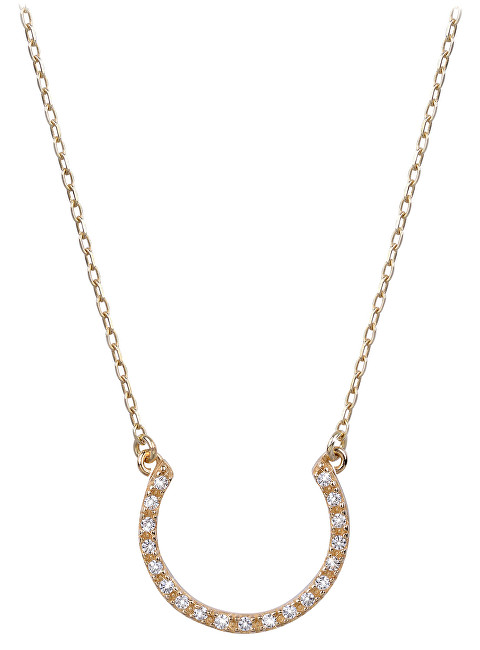 Brilio Zlatý náhrdelník s krystaly 279 001 00081 - 2,55 g