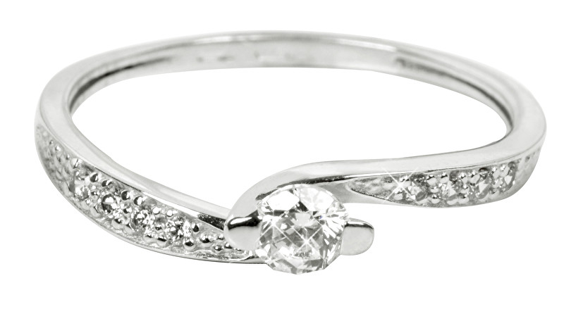 Brilio Dámský prsten s krystaly 229 001 00458 07 51 mm