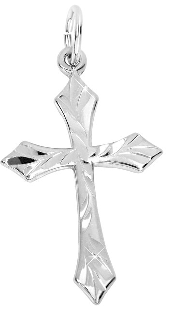 Brilio Silver Stříbrný přívěsek křížek 441 001 00221 04 - 0,84 g