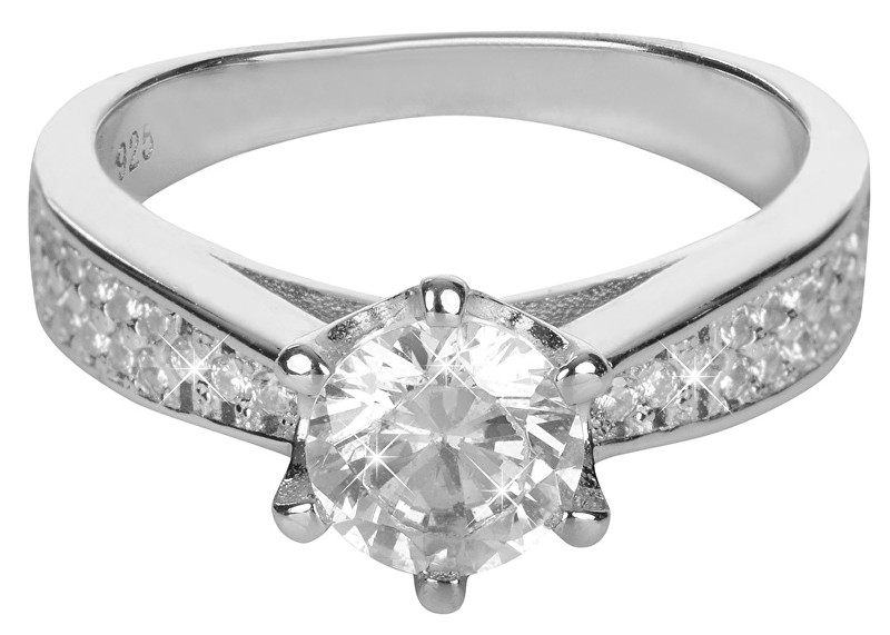 Brilio Silver Stříbrný zásnubní prsten 426 158 00081 - 4,05 g 51 mm