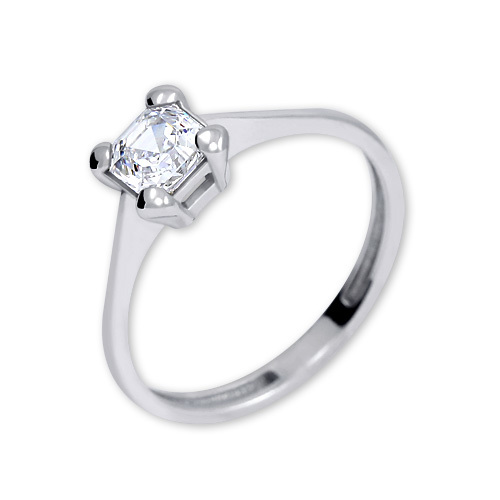 Brilio Silver Stříbrný zásnubní prsten s krystalem 426 001 00427 04 - 1,62 g 58 mm
