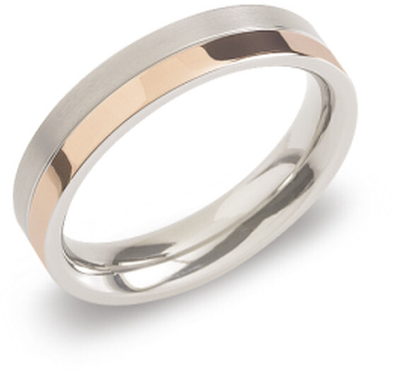Boccia Titanium Pozlacený titanový snubní prsten 0129-07 55 mm