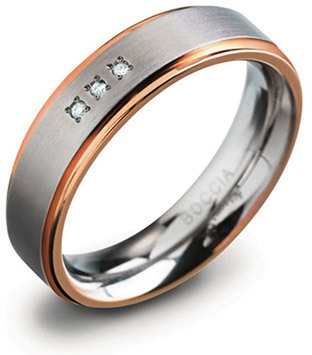 Boccia Titanium Titanový snubní prsten 0134-02 53 mm