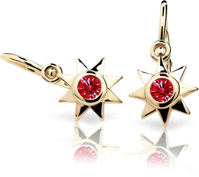 Cutie Jewellery Dětské náušnice C1995-10-X-1 červená
