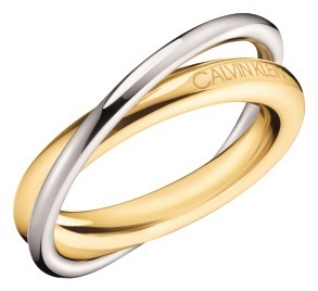 Calvin Klein Bicolor ocelový prsten Double KJ8XJR2001 57 mm