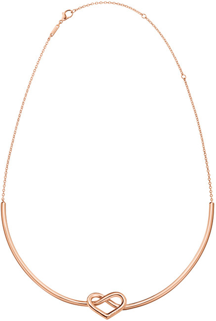 Calvin Klein Luxusní bronzový náhrdelník Charming KJ6BPJ100100