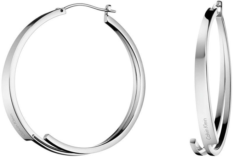 Calvin Klein Ocelové náušnice kruhy Beyond KJ3UME000100