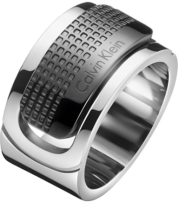 Calvin Klein Pánský ocelový prsten Confidence KJ4QBR2001 68 mm