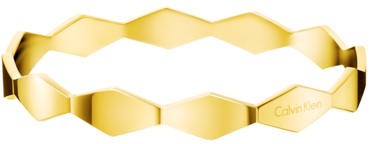 Calvin Klein Pevný zlatý náramek Snake KJ5DJD1001 60