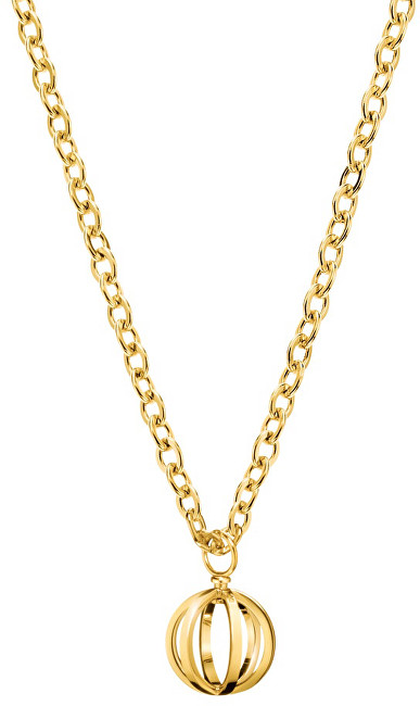 Calvin Klein Pozlacený ocelový náhrdelník Show KJ4XJN100300