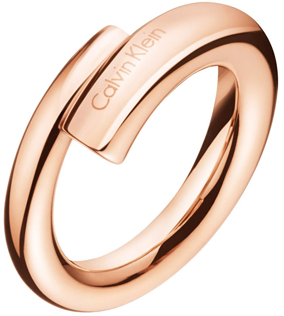 Calvin Klein Růžově zlatý prsten Scent KJ5GPR1001 55 mm