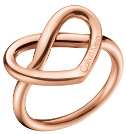 Calvin Klein Srdíčkový bronzový prsten Charming KJ6BPR1001 55 mm