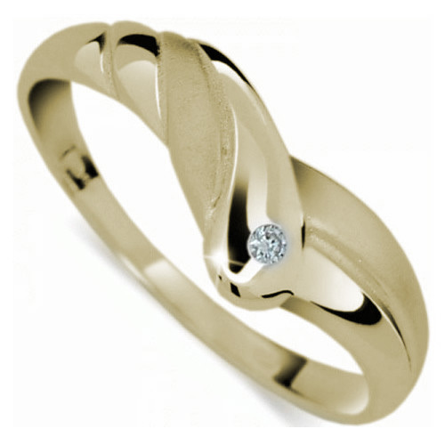 Danfil Originální prsten s diamantem DF1841z 50 mm