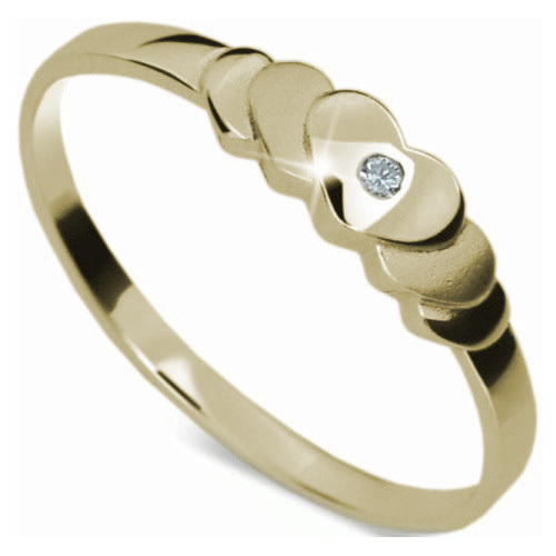 Danfil Romantický zásnubní prsten DF1876z 57 mm