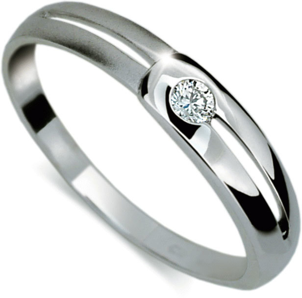 Danfil Zásnubní prsten s diamantem DF1049b 52 mm