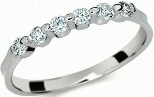 Danfil Luxusní prsten se zirkony DLR1951b 56 mm