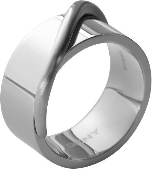 DKNY Masívní ocelový prsten NJ1860040 59 mm