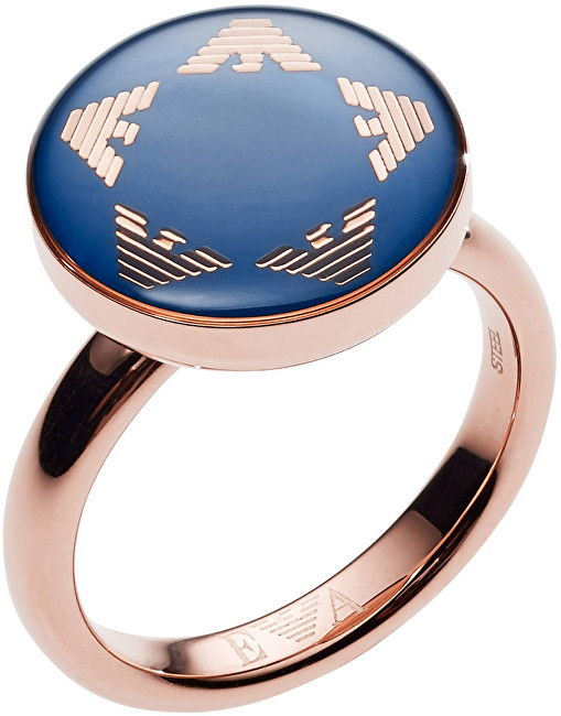 Emporio Armani Luxusní dámský prsten EGS2236221 52 mm