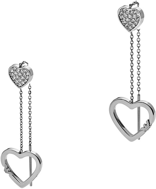 Emporio Armani Srdíčkové visací náušnice EGS2313040