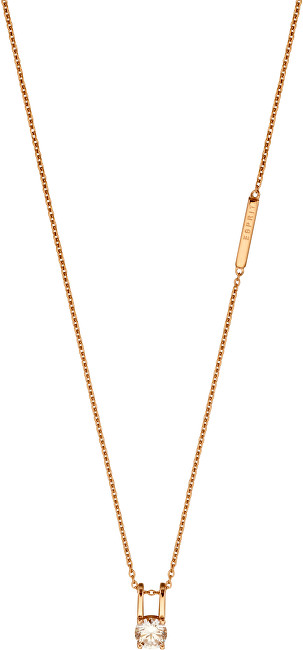 Esprit Bronzový náhrdelník se zirkonem Lillian ESNL00101342 (řetízek, přívěsek)