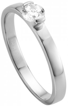 Esprit Stříbrný prsten s krystalem Bright ESRG005315 57 mm