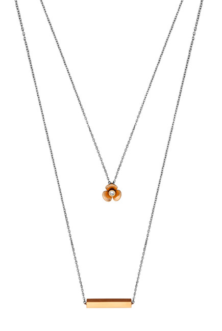 Esprit Vrstvený bicolor náhrdelník Orchid ESNL00252342