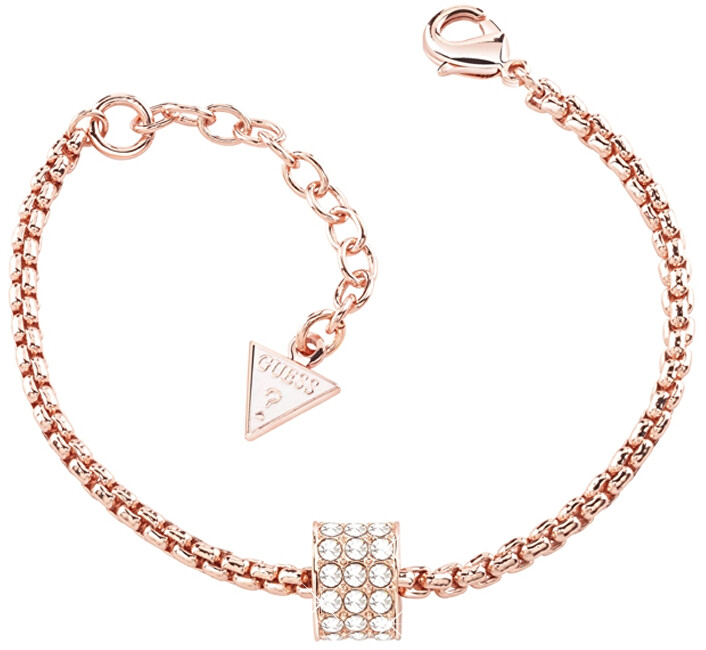 Guess Bronzový náramek s krystaly UBB21578-S
