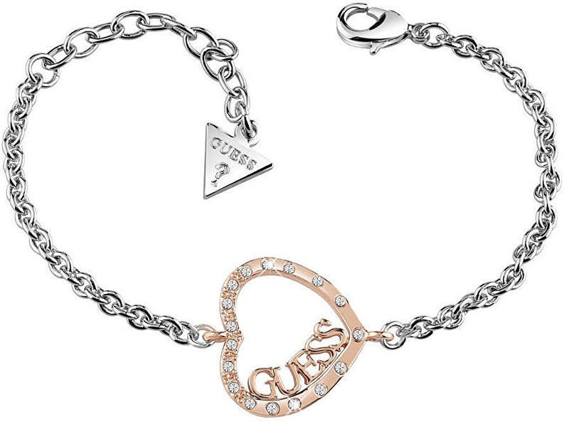 Guess Luxusní bicolor náramek UBB83075-S