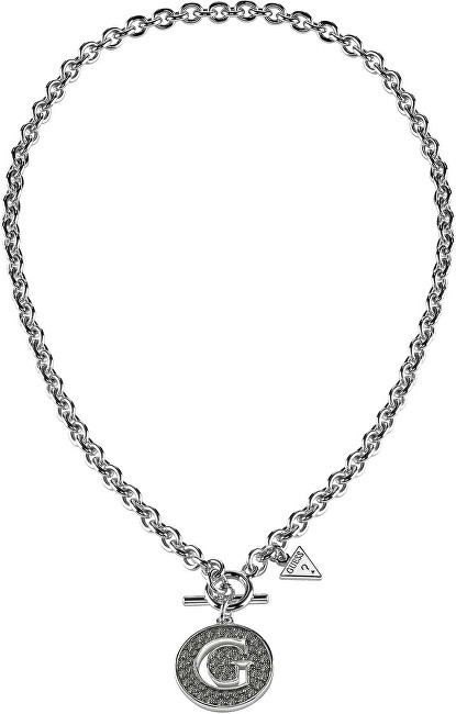Guess Masivní náhrdelník s třpytivým G UBN51489