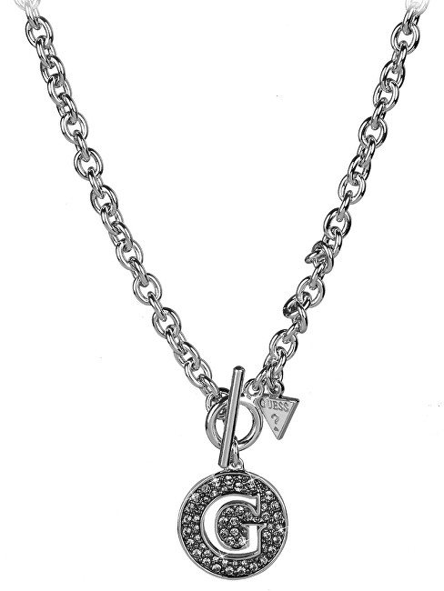 Guess Masivní náhrdelník s třpytivým G UBN51489