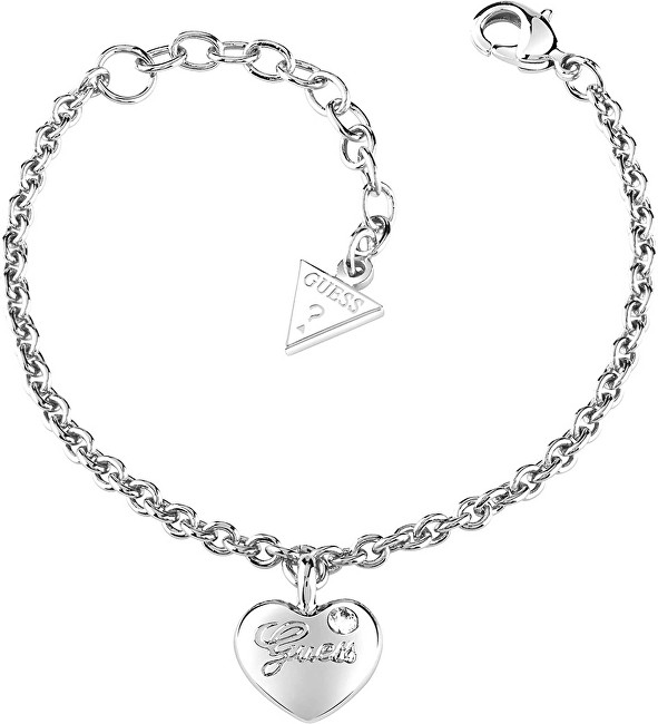 Guess Masívní náramek se srdíčkem UBB21527