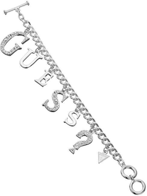 Guess Hravý náramek s písmenky UBB10905