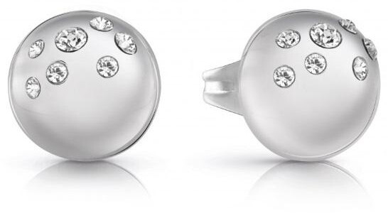 Guess Náušnice pecky s čirými krystaly UBE78039