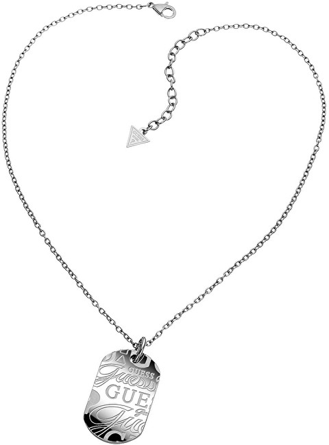 Guess Ocelový náhrdelník Psí známka USN80910