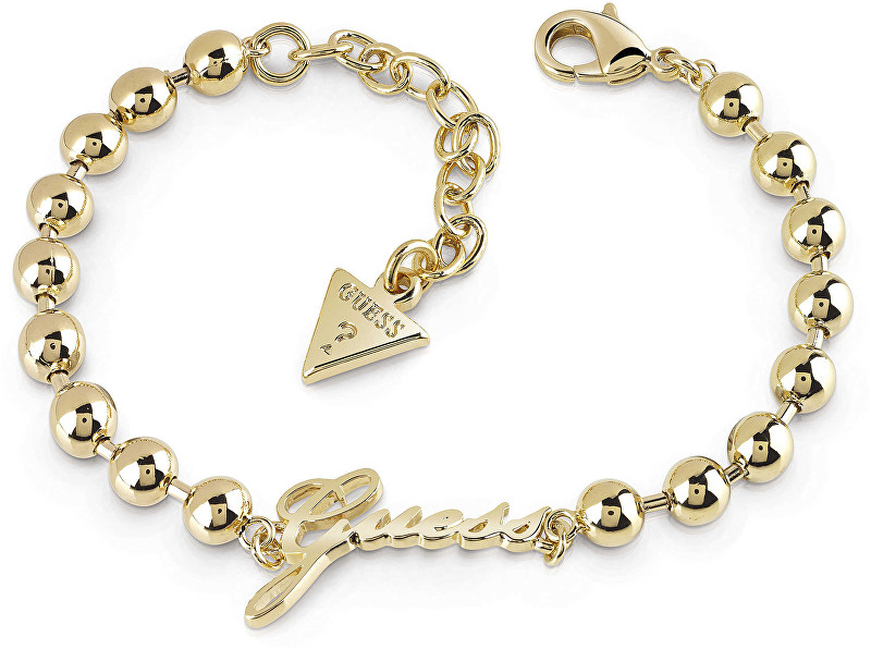 Guess Stylový pozlacený náramek UBB85092-S