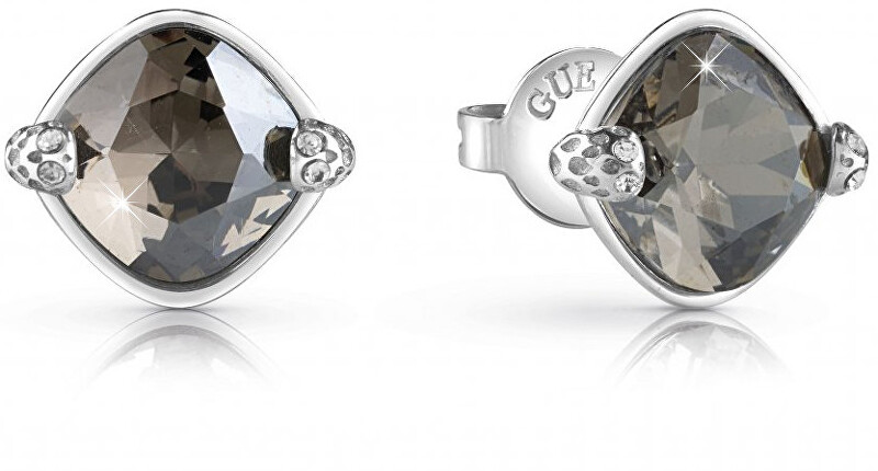 Guess Třpytivé náušnice pecky UBE29061