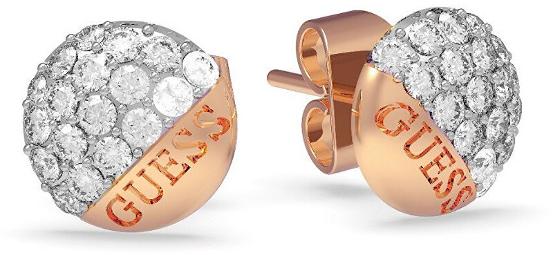 Guess Třpytivé náušnice pecky UBE78050