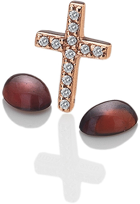 Hot Diamonds Element Křížek s granáty Anais EX117