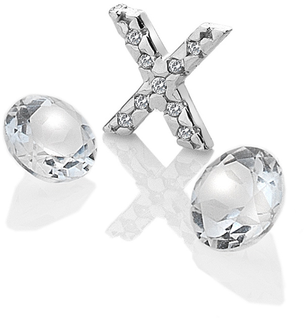 Hot Diamonds Element písmeno "X" s topazy Anais EX243