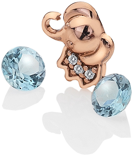 Hot Diamonds Element Slůně s topazy EX099