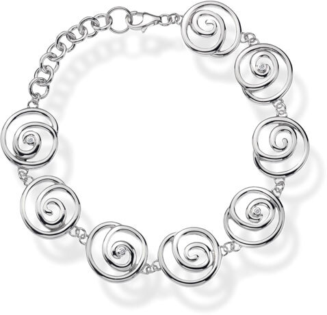 Hot Diamonds Náramek Eternity Spiral DL246